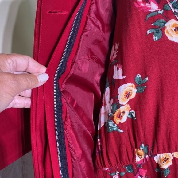 London Fog?Oversized Maxi Length Trench Coat - Picture 9 of 10